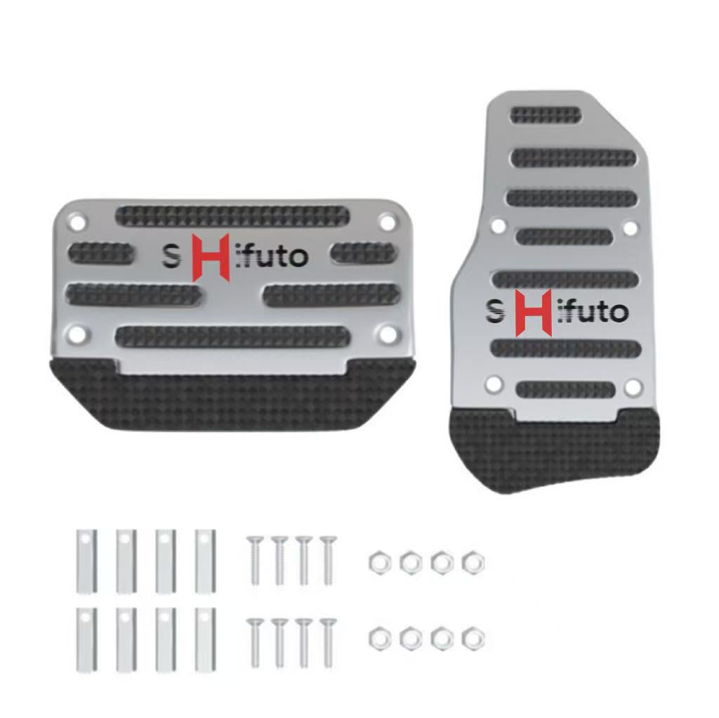 SHifuto オートバイ アルミステップペダル 滑り止め加工 カスタムパーツ 汎用モデル